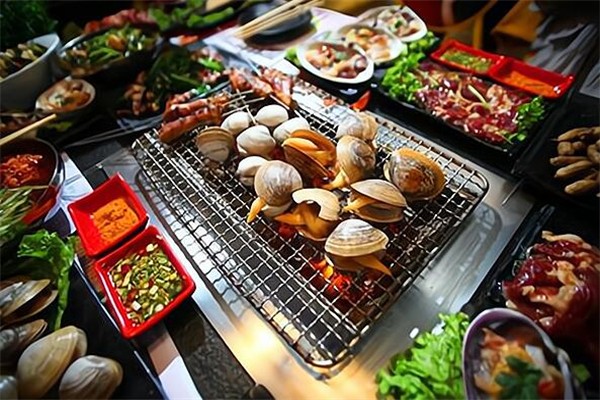 鸿海香海鲜烧烤自助加盟